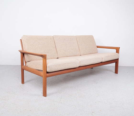 Image 1 of Komfort 3-seater teak sofa, Denmark 1960s