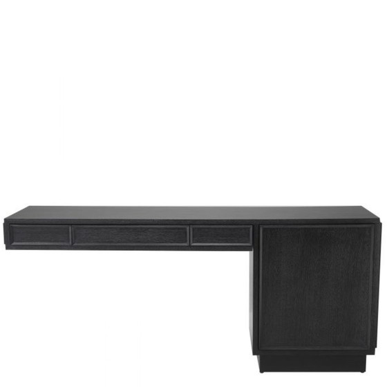 Image 1 of Eichholtz Desk Choo charcoal grey oak veneer