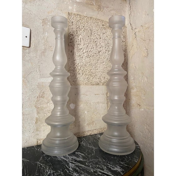 Image 1 of Coppia di candelieri art déco vintage, 1930