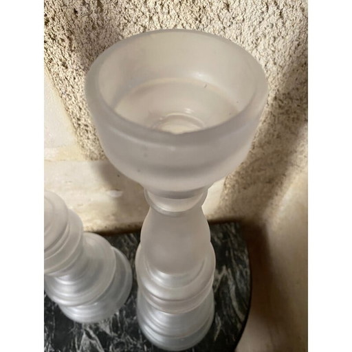 Pair of vintage art deco candlesticks, 1930