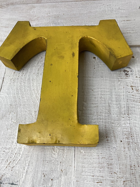 Image 1 of Letter Sign "T