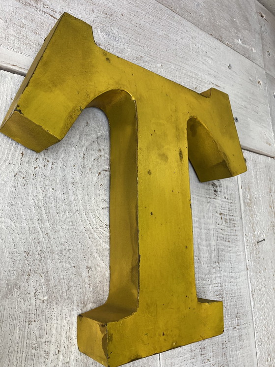 Image 1 of Letter Sign "T