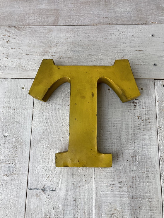 Image 1 of Letter Sign "T