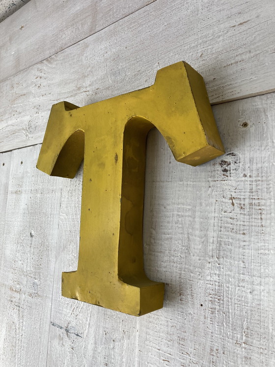 Image 1 of Letter Sign "T