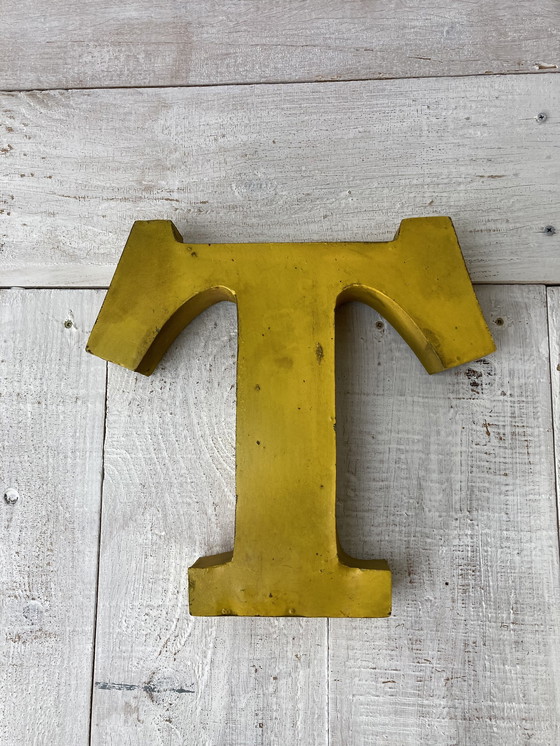 Image 1 of Letter Sign "T