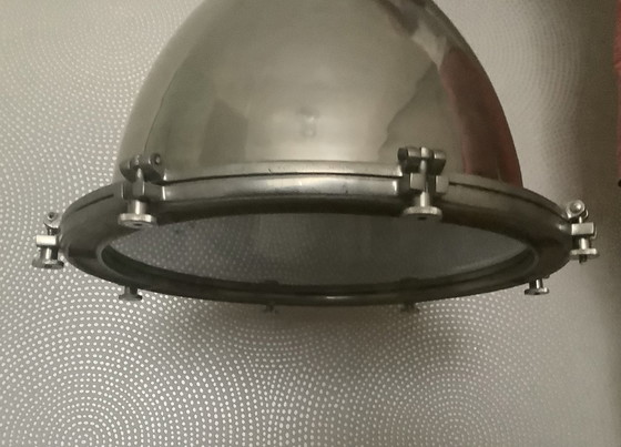 Image 1 of Lampe industrielle spéciale et ajustable diamètre 45 cm longueur totale 180 cm tige incluse