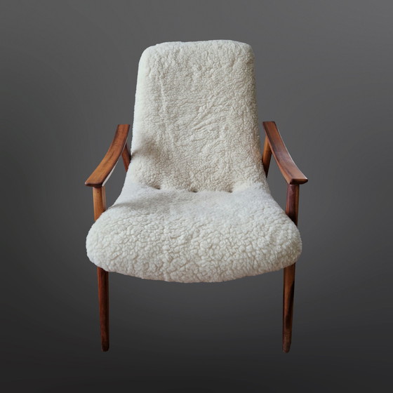 Image 1 of Fauteuil en palissandre restauré par Gelli, Brésil années 1950