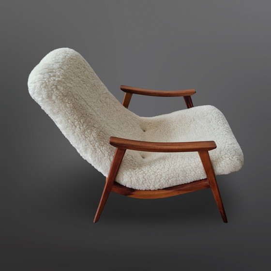 Image 1 of Fauteuil en palissandre restauré par Gelli, Brésil années 1950