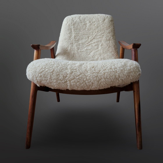 Image 1 of Fauteuil en palissandre restauré par Gelli, Brésil années 1950