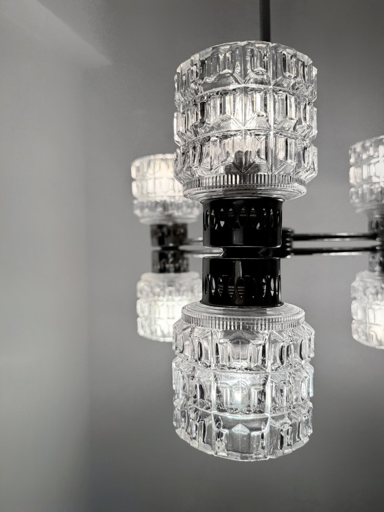 Image 1 of 70s Space Age chandelier