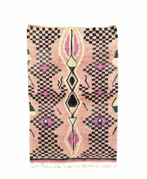 Werda- Moroccan Pink Berber Rug 