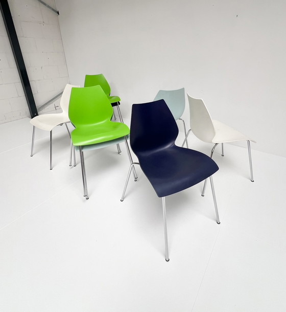 Image 1 of Set of 8 Maui chairs by Kartell, 1990's