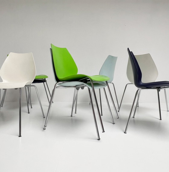 Image 1 of Set of 8 Maui chairs by Kartell, 1990's