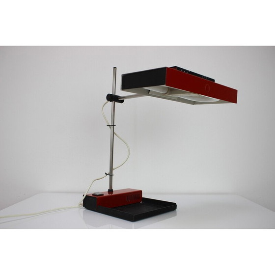 Image 1 of Vintage metal and plastic table lamp by Josef Mára, for Tesla, Czechoslovakia 1990