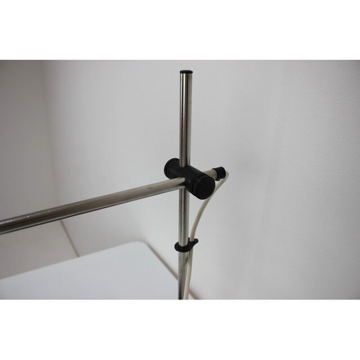 Vintage metal and plastic table lamp by Josef Mára, for Tesla, Czechoslovakia 1990