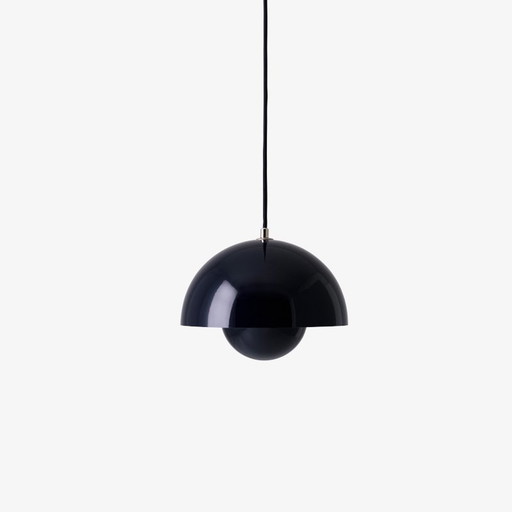 1 X Verner Panton & Tradition Vp1 Flowerpot Black