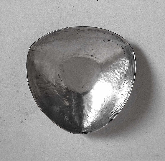 Image 1 of Coupelle J. Tavara Massive Hammered Silver Mid 20th century Peru