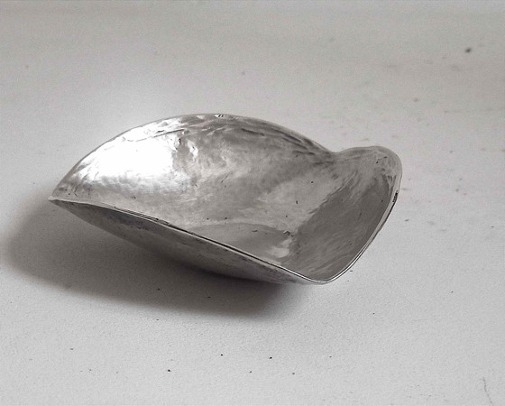 Image 1 of Coupelle J. Tavara Massive Hammered Silver Mid 20th century Peru