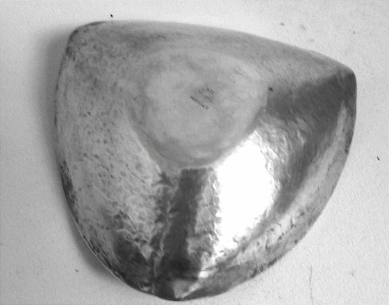 Image 1 of Coupelle J. Tavara Massive Hammered Silver Mid 20th century Peru