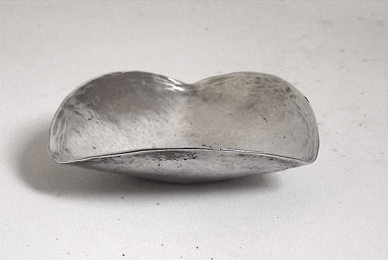 Image 1 of Coupelle J. Tavara Massive Hammered Silver Mid 20th century Peru