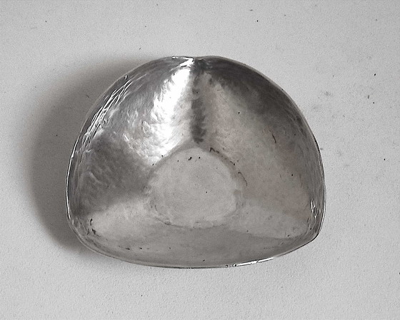 Image 1 of Coupelle J. Tavara Massive Hammered Silver Mid 20th century Peru