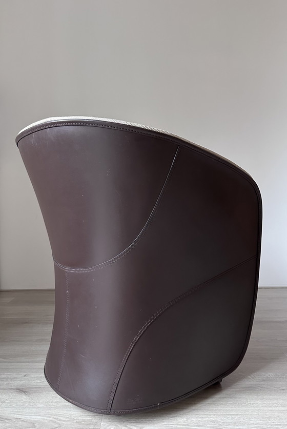 Image 1 of 2x Zanotta Calla designer armchairs