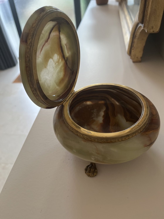 Image 1 of Jewelry Box In Onyx With Lion Paws