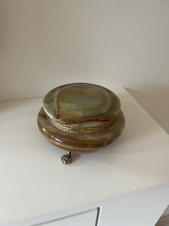 Image 1 of Jewelry Box In Onyx With Lion Paws