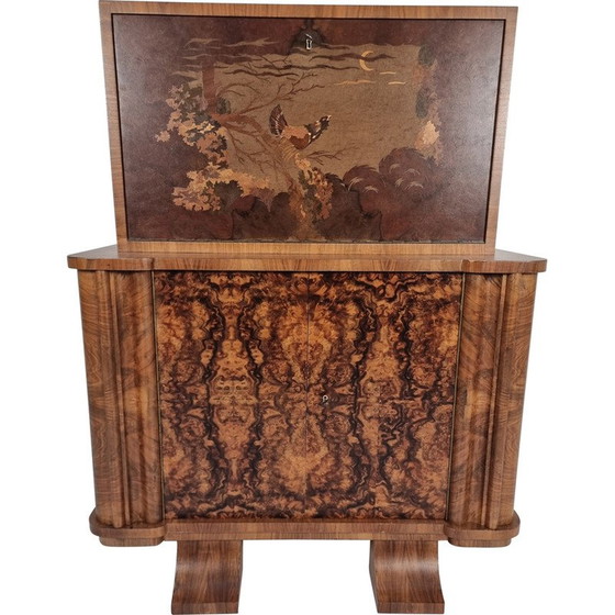 Image 1 of Vintage Art Deco bar cabinet, 1940