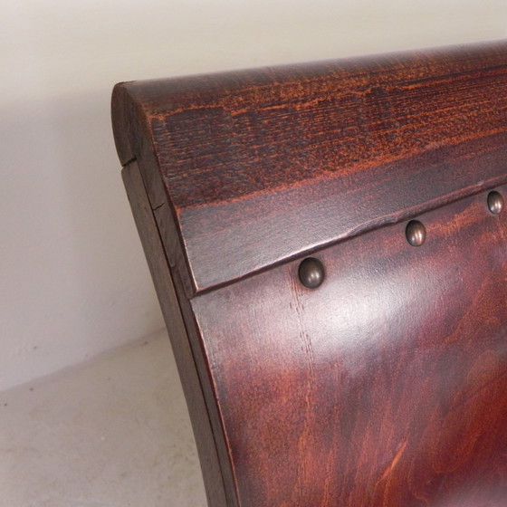 Image 1 of Cafe Bench With Curved Plywood Seat, 1990s