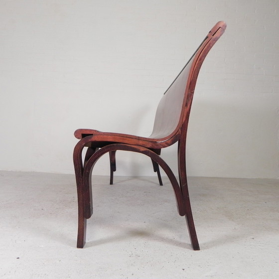 Image 1 of Cafe Bench With Curved Plywood Seat, 1990s