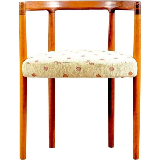 Image 1 of Sedia da pranzo vintage modello 125 in noce di Ole Gjerløv-Knudsen e Torben Lind per France and Son, Danimarca 1959