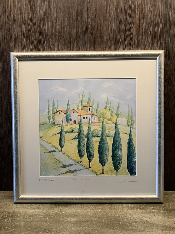 Image 1 of Lithograph/Art (Tuscany).Johann Lindow