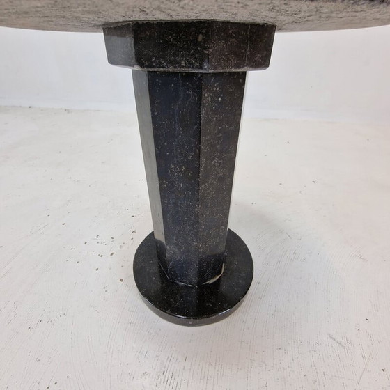 Image 1 of Italian vintage side table in granite, 1980s