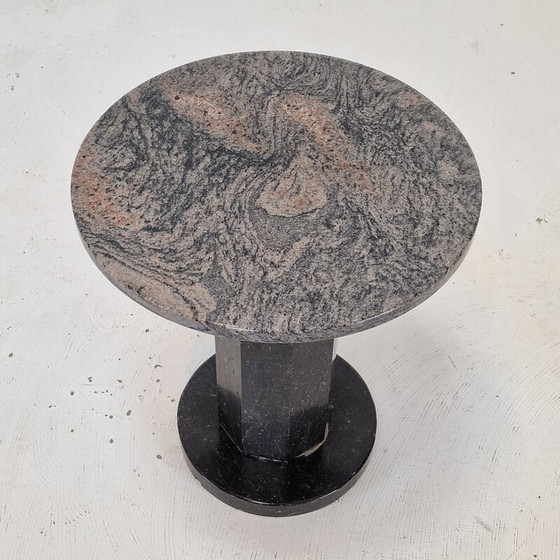 Image 1 of Italian vintage side table in granite, 1980s