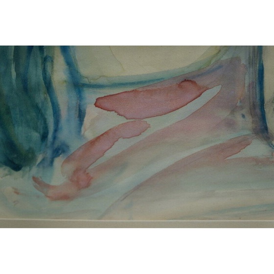 Image 1 of Acquerello d'epoca "donna nuda" di Georg Nilsson, 1946