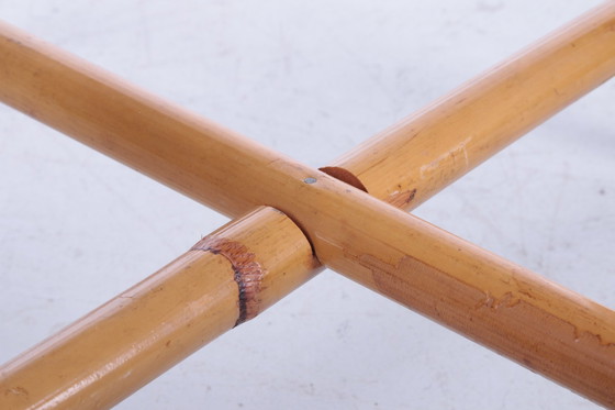 Image 1 of Table basse ronde vintage style bohème