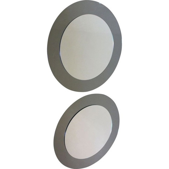 Image 1 of Coppia di specchi rotondi in vetro vintage Minetti Furniture and Decoration, Italia