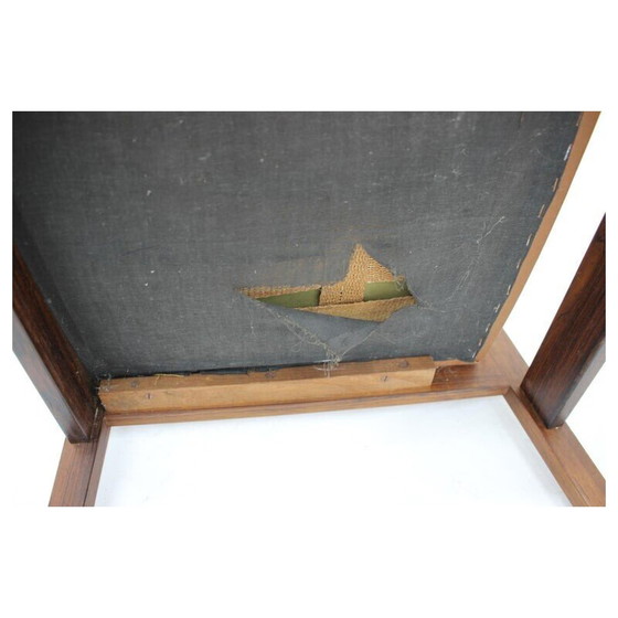 Image 1 of Vintage office armchair in leather and rosewood, Denmark 1960