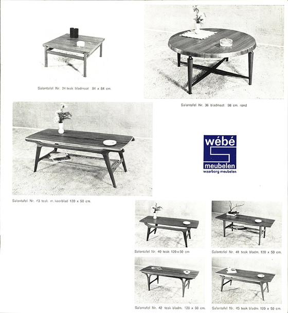 Image 1 of Louis Van Teeffelen table basse numéro 43