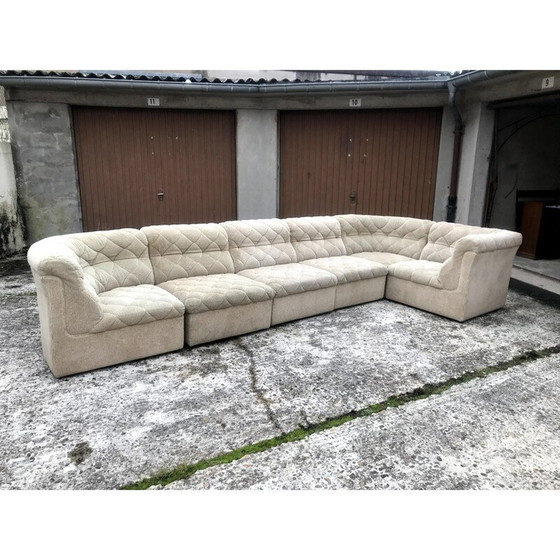 Image 1 of Conjunto modular de sofá y sillones vintage Laauser 1960