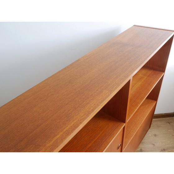 Image 1 of Libreria vintage in teak e acciaio, Danimarca 1960