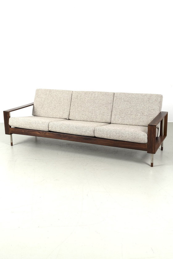 Image 1 of Rare, Vintage, Refurbished, 3 Seater in the Style of Fristho 69311