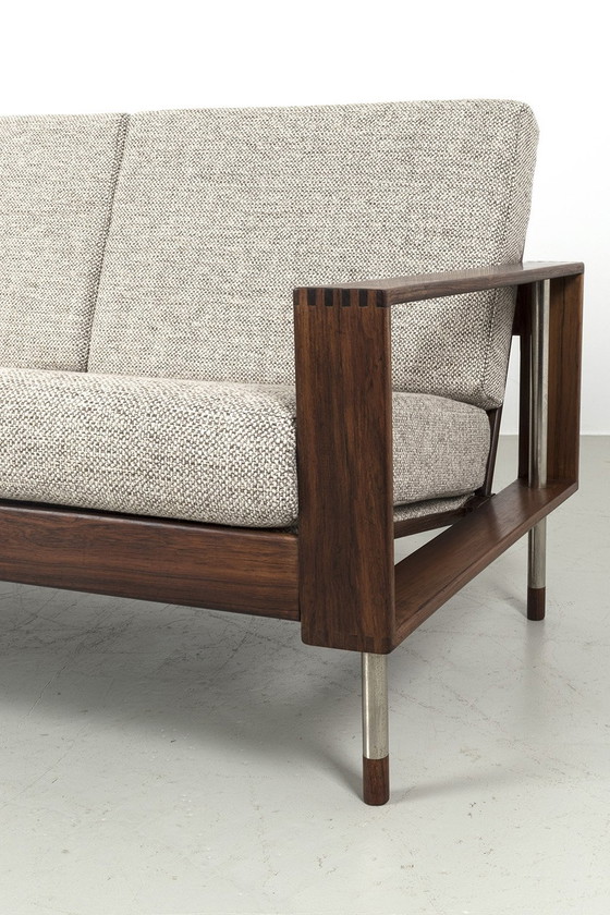 Image 1 of Rare, Vintage, Refurbished, 3 Seater in the Style of Fristho 69311