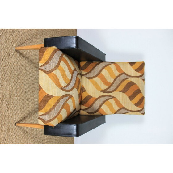 Image 1 of Coppia di poltrone vintage in skai e tessuto, 1970