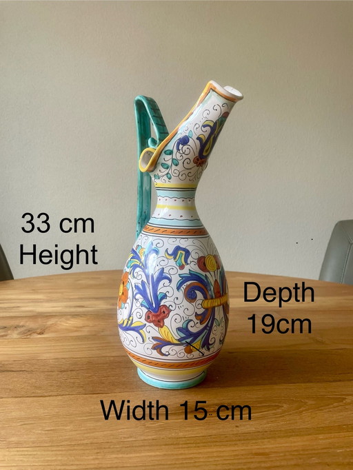 Amphora Ricco Deruta vase