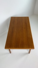 Tavolino da caffè vintage in teak impiallacciato Tnore