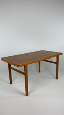 Tavolino da caffè vintage in teak impiallacciato Tnore