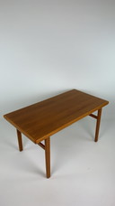 Tavolino da caffè vintage in teak impiallacciato Tnore