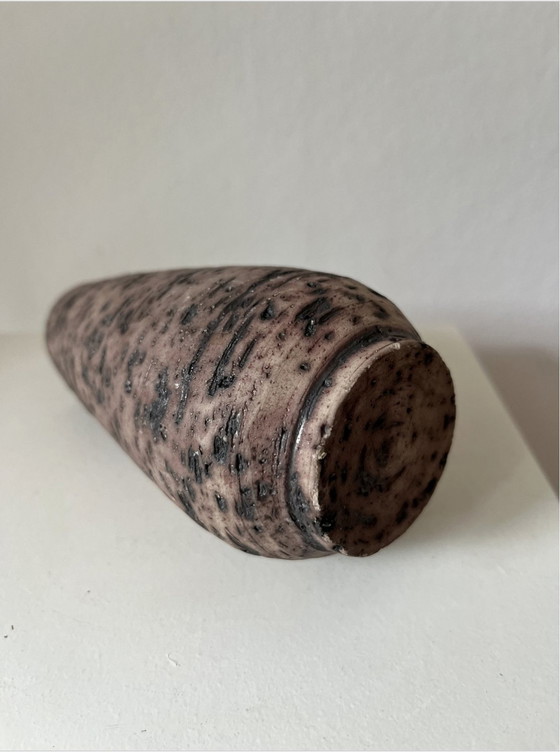 Image 1 of Vaso in ceramica olandese vintage strutturato, fatto a mano, anni '50/'60